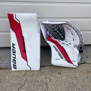 Bauer MACH Pro Stock Goalie Glove Set Commesso 7966