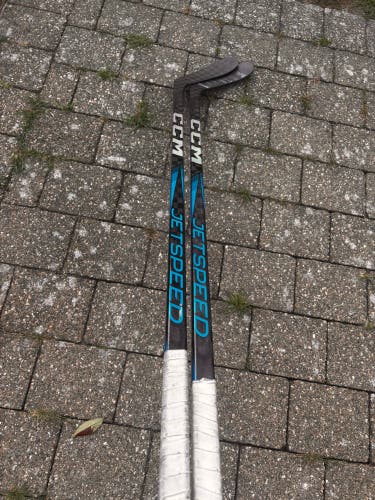 Intermediate CCM Ribcor Trigger 9 Team Right Handed Hockey Stick P28 Pro Stock (Used)