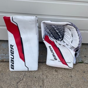 Bauer MACH Pro Stock Goalie Glove Set Commesso 7977