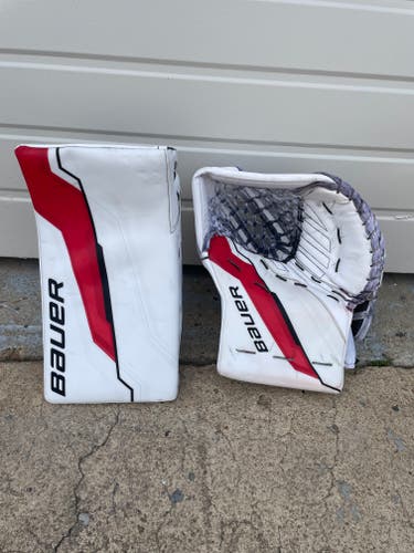 Bauer MACH Pro Stock Goalie Glove Set Commesso 7977