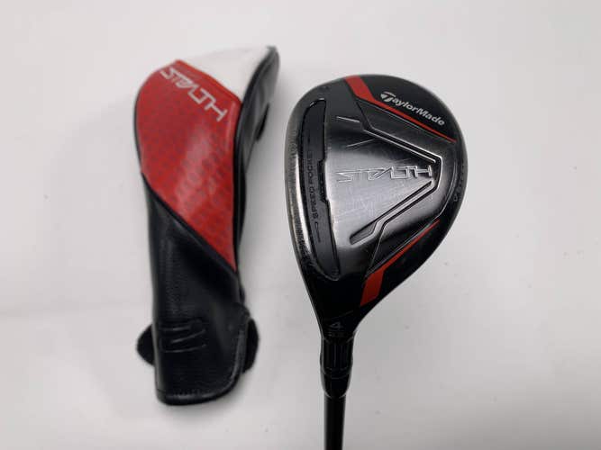 TaylorMade Stealth Rescue 4 Hybrid 22* KBS Max Graphite Iron 55g Regular LH HC