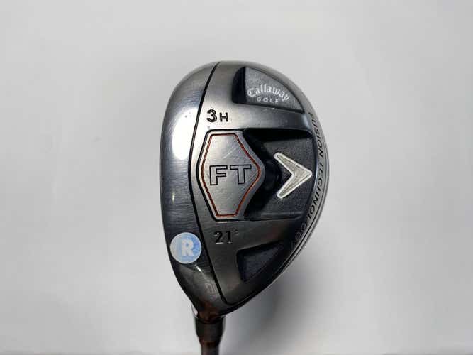 Callaway FT Hybrid 2008 3 Hybrid 21* Fujikura Fit On M Regular Graphite Mens LH