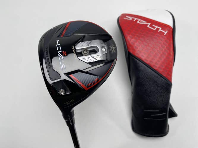 TaylorMade Stealth 2 Plus 3 Fairway Wood 15*  HZRDUS 6.5 Gen 4 XStiff LH HC NEW