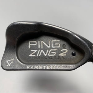 Ping Zing 2 Single 4 Iron Black Dot Karsten JZ Regular Steel Mens RH