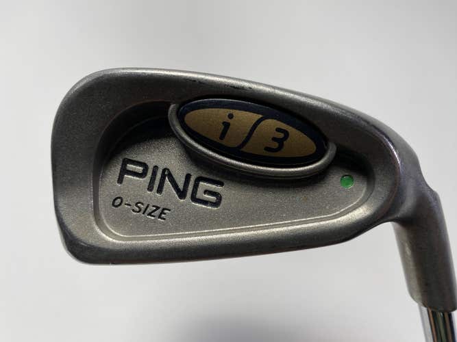 Ping i3 Oversize Single 4 Iron Green Dot 2* Up Cushin JZ Stiff Steel Mens RH