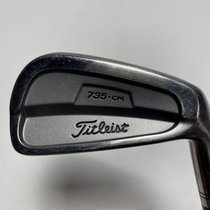 Titleist 735 CM Chrome Single 6 Iron True Temper Dynamic Gold R300 Regular RH