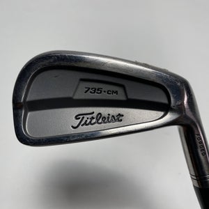 Titleist 735 CM Chrome Single 6 Iron True Temper Dynamic Gold S300 Stiff RH