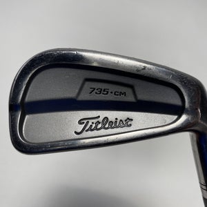 Titleist 735 CM Chrome Single 6 Iron True Temper Dynamic Gold R300 Regular RH