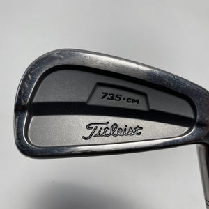 Titleist 735 CM Chrome Single 6 Iron True Temper Dynamic Gold S300 Stiff RH