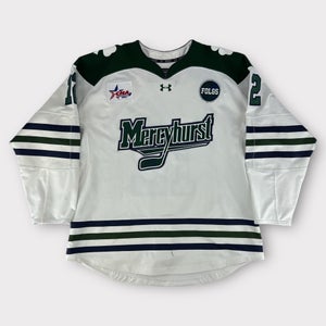Pro Stock Used Medium Under Armour Mercyhurst University Game Jersey Korzack