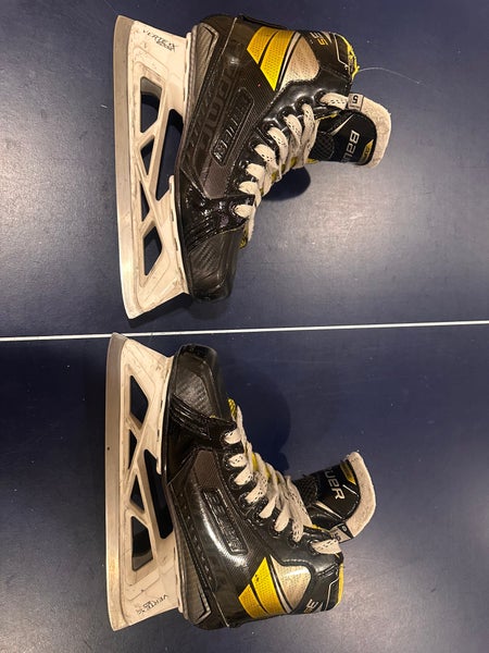 Bauer Supreme 3S Hockey Goalie Skates Regular Width Size 5 (Used)