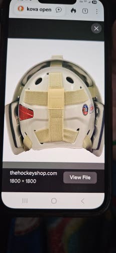 (New)KOVA OPEN BACK PLATE SENIOR MASK STRAPS