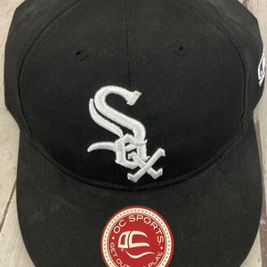 Youth OC Sports Team MLB One Size Chicago White Sox Embroidered Logo Hat Black