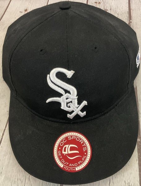 Youth OC Sports Team MLB One Size Chicago White Sox Embroidered Logo Hat Black