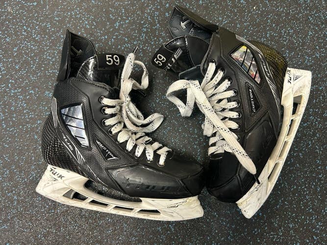 NHL Custom True Pro Stock Ice Hockey Skates Bauer Edge  Colorado Avalanche 7.5