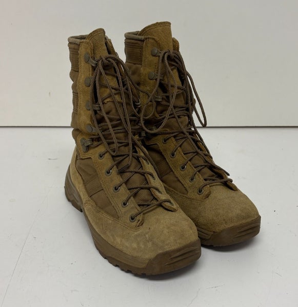 Danner Reckoning Coyote Hot EGA Brown Military-Style Boots US 8 EU 41.5 GREAT