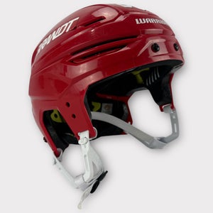 Pro Stock Used Medium Warrior Alpha One Pro Rapid City Rush Hockey Helmet