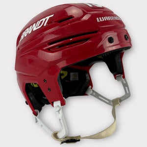 Pro Stock Used Medium Warrior Alpha One Pro Rapid City Rush Hockey Helmet