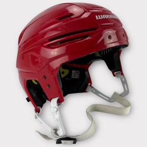 Pro Stock Used Medium Warrior Alpha One Pro Rapid City Rush Hockey Helmet