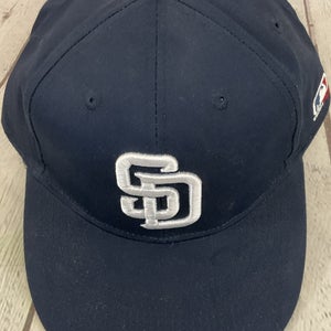 Team MLB San Diego Padres Youth One Size Six Panel Hat Raised Embroidered Logo
