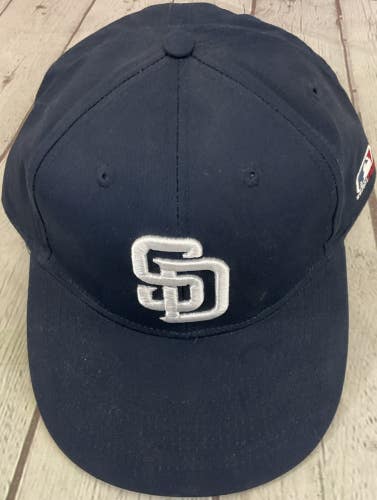Team MLB San Diego Padres Youth One Size Six Panel Hat Raised Embroidered Logo