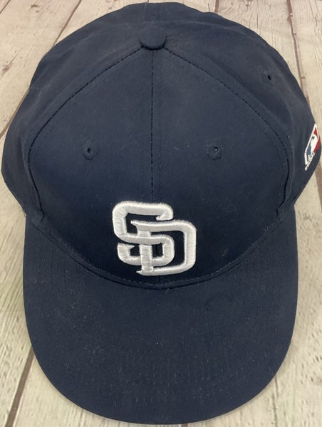 Team MLB San Diego Padres Youth One Size Six Panel Hat Raised Embroidered Logo