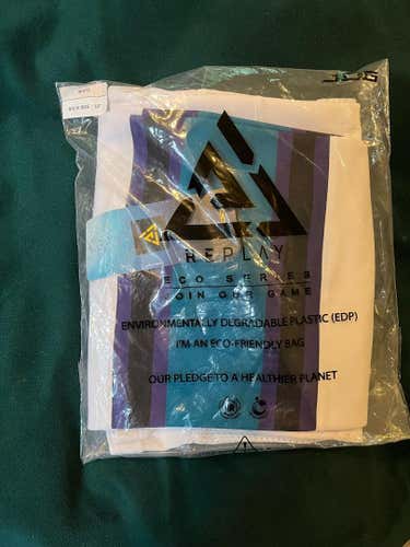 White, Teal, Purple, Back Senior Large Socks size 32(New)