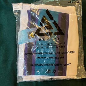White, Teal, Purple, Back Senior Large Socks size 32(New)