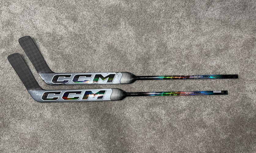 Senior CCM XF Pro Full Right Goalie Stick 24" Paddle (Used)