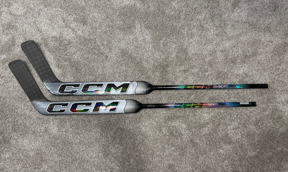 Senior CCM XF Pro Full Right Goalie Stick 24" Paddle (Used)