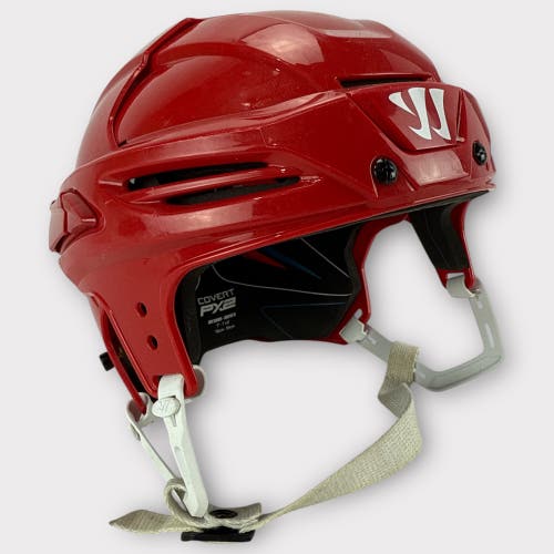 Pro Stock Used Medium Warrior Covert PX2 Rapid City Rush Hockey Helmet