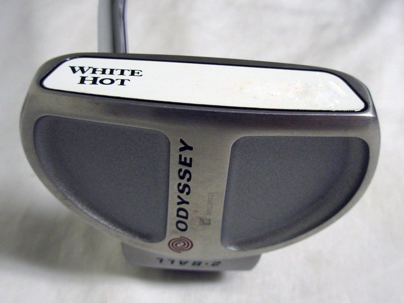 Odyssey White Hot 2-Ball Putter 35" (Steel, Heel-Shafted) LEFT Golf Club