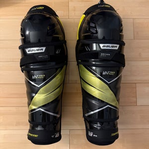 Senior Bauer Supreme ultrasonic 15" Shin Pads (New)