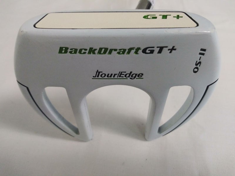 Tour Edge Backdraft GT+ OS-11 Putter 35" (White/Lime) Mallet Golf Club