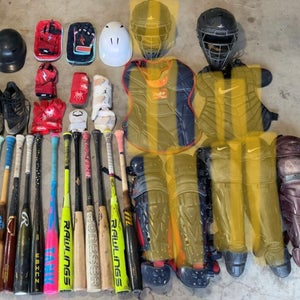 Selling baseball gear (individual Items)