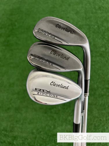 Cleveland RTX Zipcore 3 Wedge Set (54, 58, & 62 Degrees)