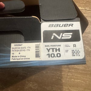 Bauer Ns Hockey Skates Regular Width 10 (New)