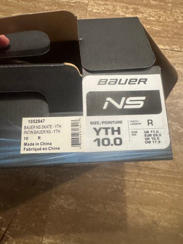 Bauer Ns Hockey Skates Regular Width 10 (New)