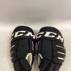 Used CCM TACKS 4R2 Youth Gloves Black 8" 11851-S000037164