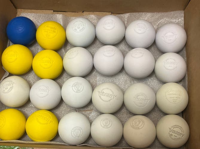 2 dozen Velocity, STX, Champion, Union, Signature Lacrosse Ball 24 Pack (12 new/12 used)