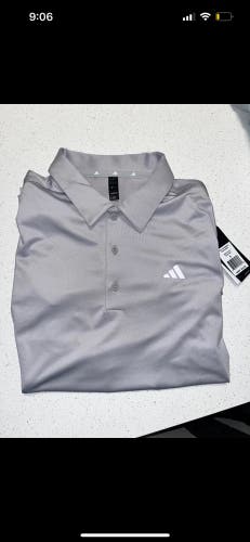 Adidas Men's Golf Short Sleeve Solid Polo Size S ADVS20R772 UPF 50 NEW