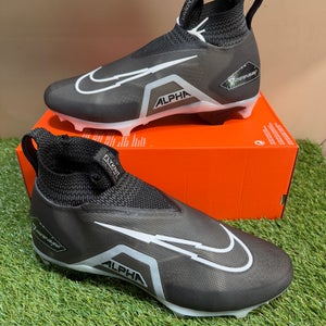 Men's Nike Alpha Menace Elite 3 Football Cleats Black CT6648-001 Size 12 NEW