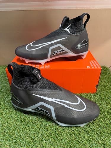 Men's Nike Alpha Menace Elite 3 Football Cleats Black CT6648-001 Size 12 NEW