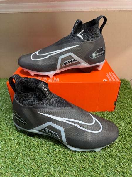 Men's Nike Alpha Menace Elite 3 Football Cleats Black CT6648-001 Size 12 NEW