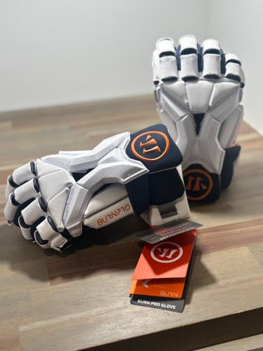 Warrior Burn Pro Lacrosse Gloves Medium (New)