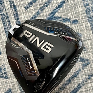 Men's 2025 Ping G440 Max Right Handed Driver Stiff Flex 9 Loft (New)