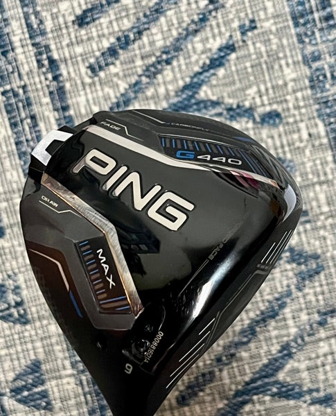 Men's 2025 Ping G440 Max Right Handed Driver Stiff Flex 9 Loft (New)