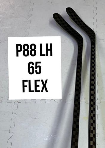 Senior(2x)Left P88 65 Flex 63” ProBlackStock™ Unbranded Blackouts Pro Stock Hockey Sticks