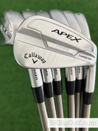 Callaway Apex Pro 21 Forged Iron Set 4-P / SteelFiber i110 Extra Stiff Graphite