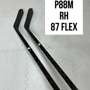 Senior(2x)Right P88M 87 Flex ProBlackStock™ Unbranded Blackouts Pro Stock Hockey Sticks